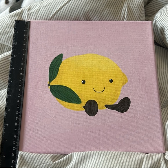 Custom Jellycat Lemon Acrylic Painting - Picture 2 of 4
